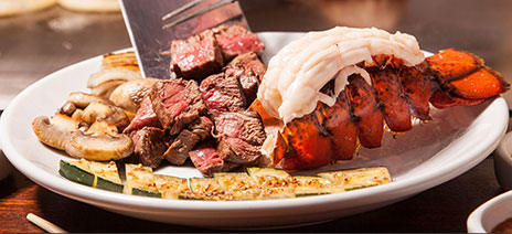 Entrée: Surf and Turf - Benihana The Japanese Steakhouse - Niagara Falls Restaurants