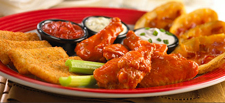 Appetizer: Three-For-All - TGI Fridays Restaurant & Sports Bar - Niagara Falls Restaurants